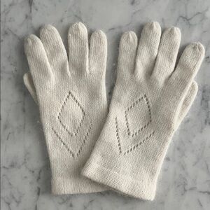 Vintage Cashmere Knit Gloves